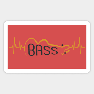 Bass Heart beat Magnet